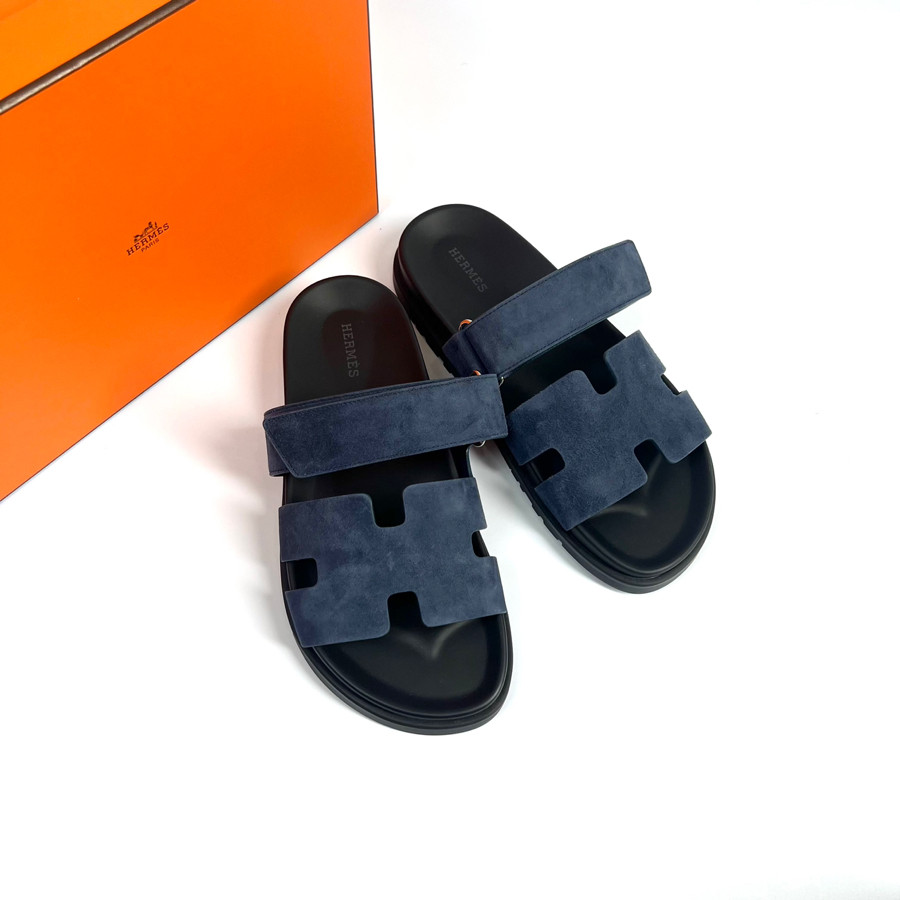 Dép sandal Hermes xanh