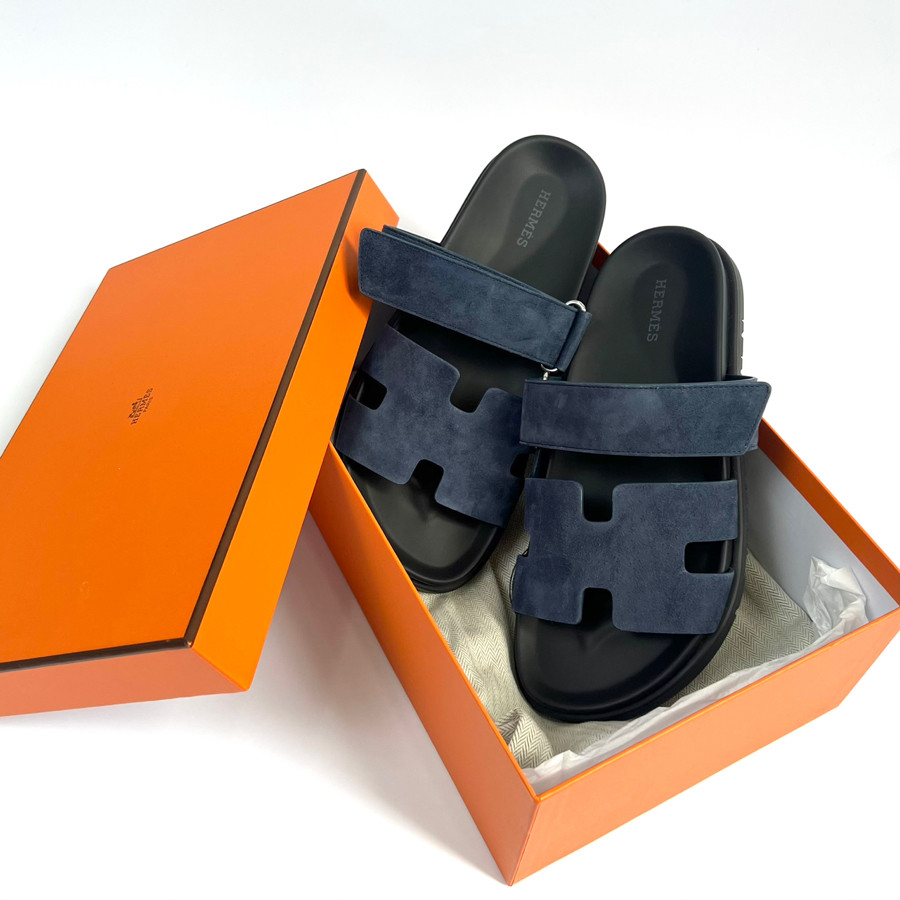 Dép sandal Hermes xanh