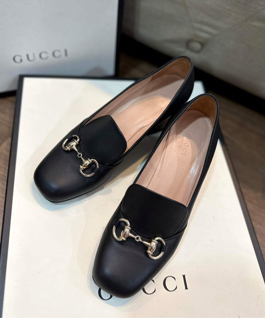 Giày gucci đen sz 36 5p