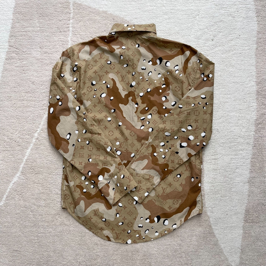 Sơ mi Louis Vuitton camo