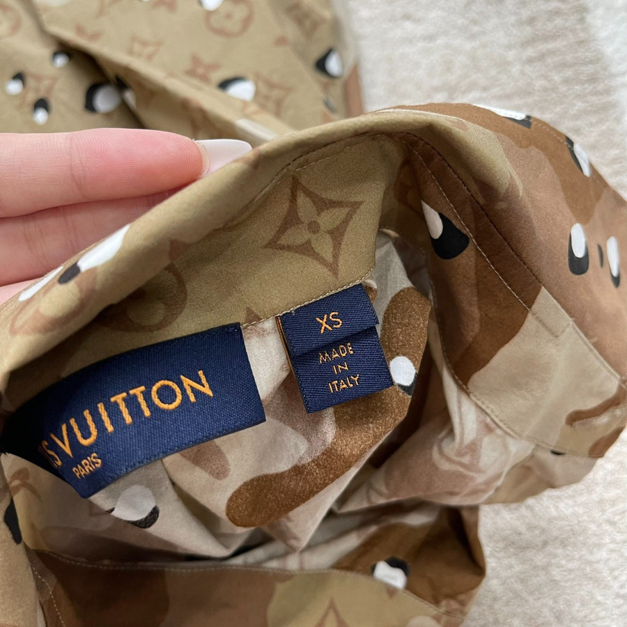 Sơ mi Louis Vuitton camo