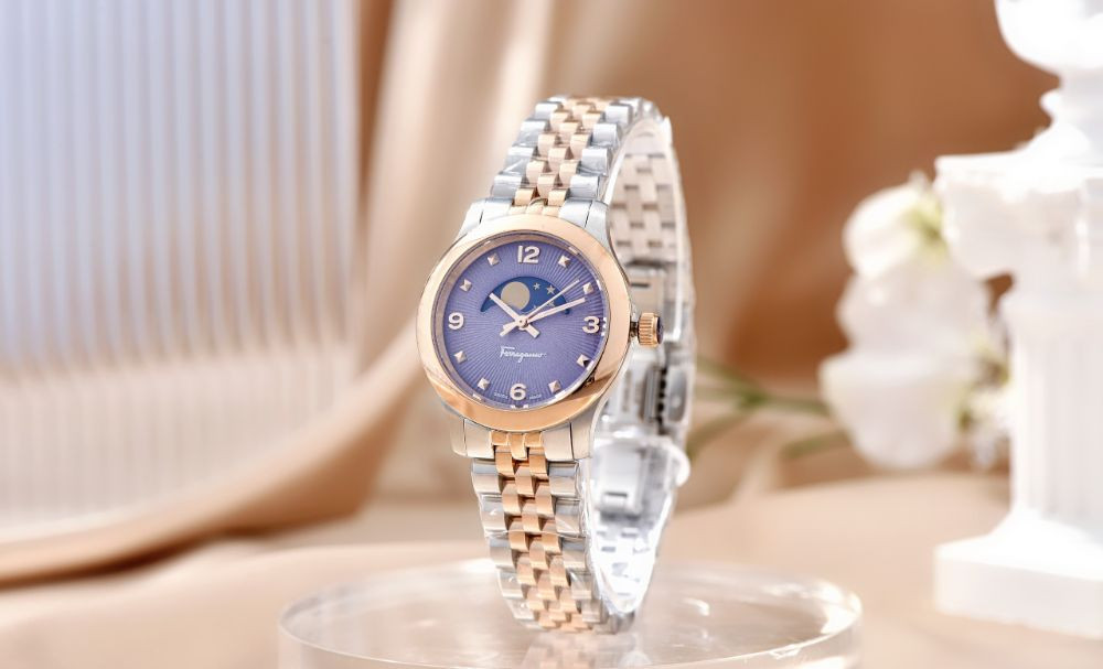 Đồng hồ Ferragamo Duo Moonphase Case 28mm