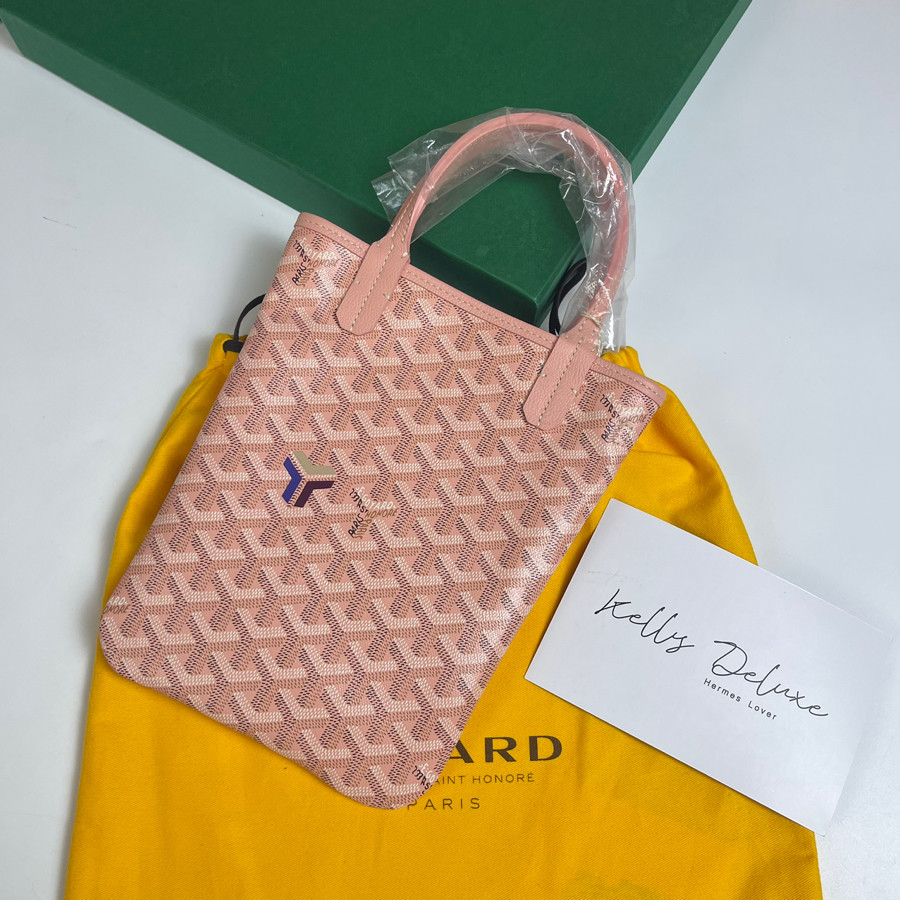 Túi tote Goyard hồng sakura