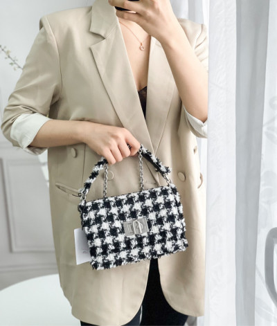 Túi Furla 1927 limited chất vải Tweed độc - lạ 🥰