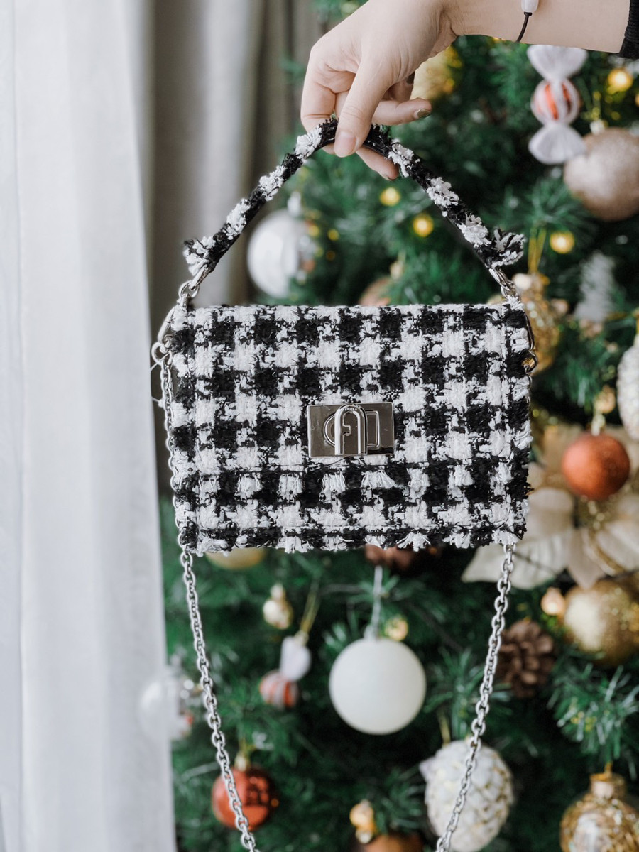 Túi Furla 1927 limited chất vải Tweed độc - lạ 🥰