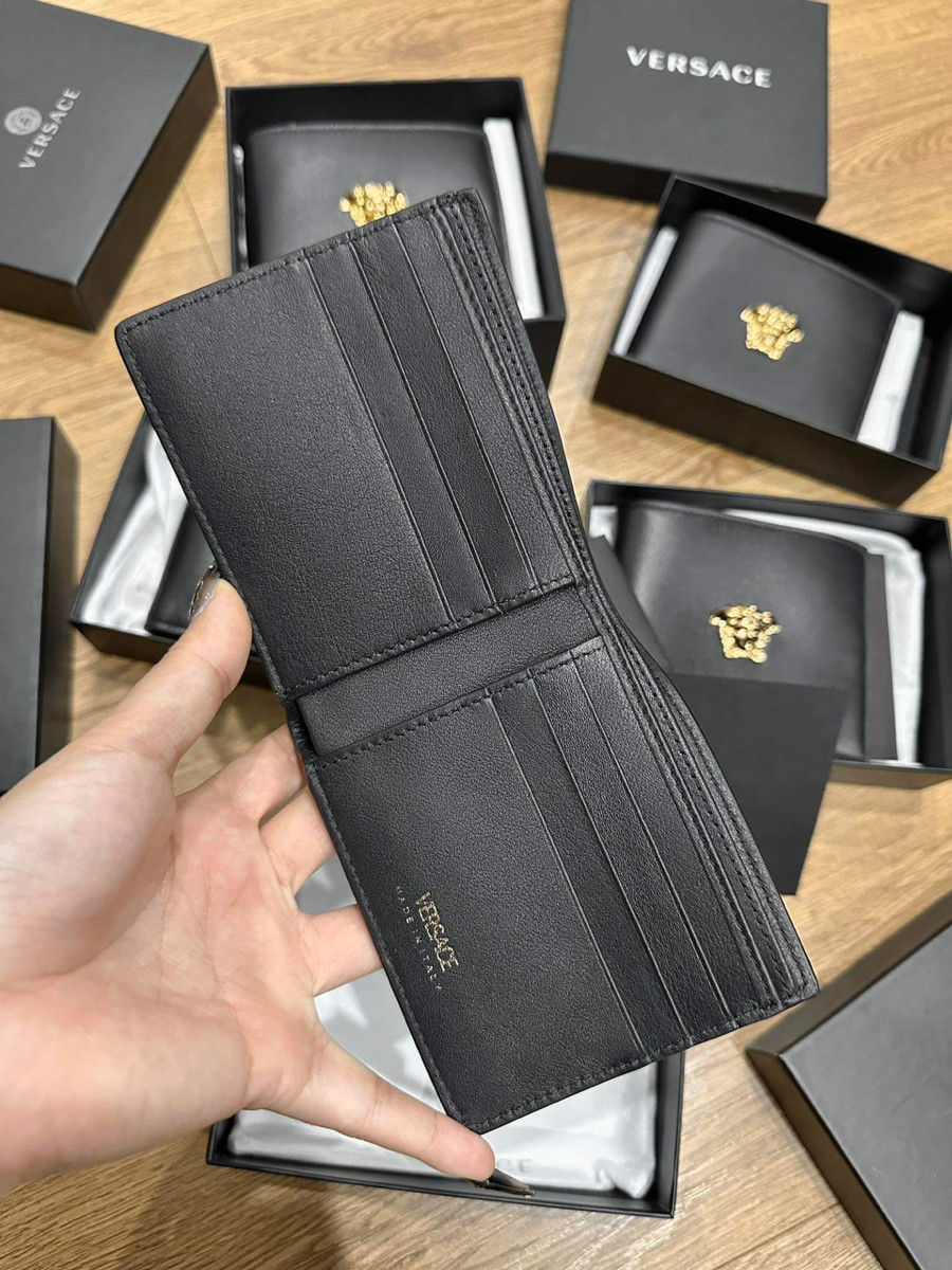 Ví Versace logo Medusa nổi bật  Sz 11x9cm  😍