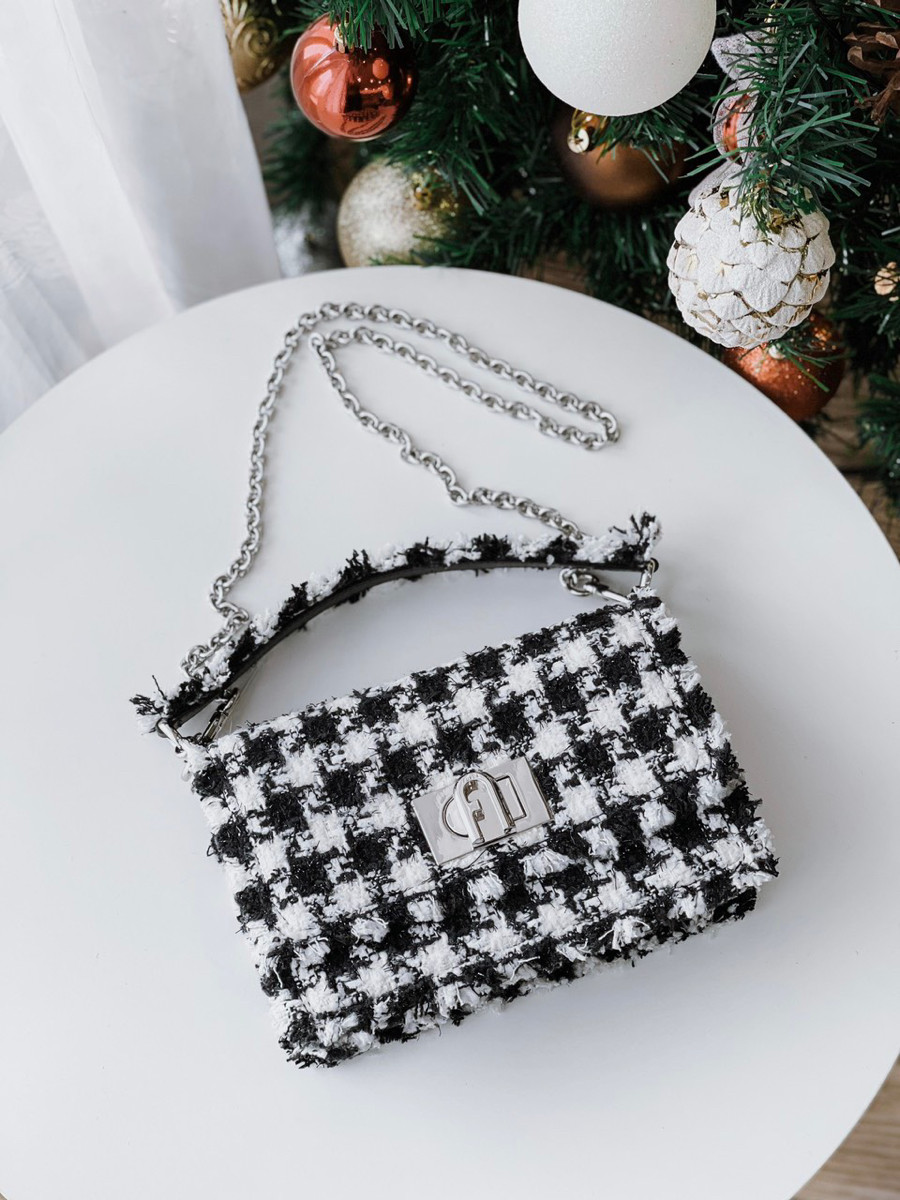 Túi Furla 1927 limited chất vải Tweed độc - lạ 🥰