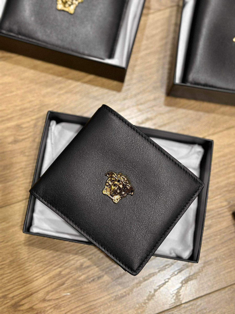 Ví Versace logo Medusa nổi bật  Sz 11x9cm  😍