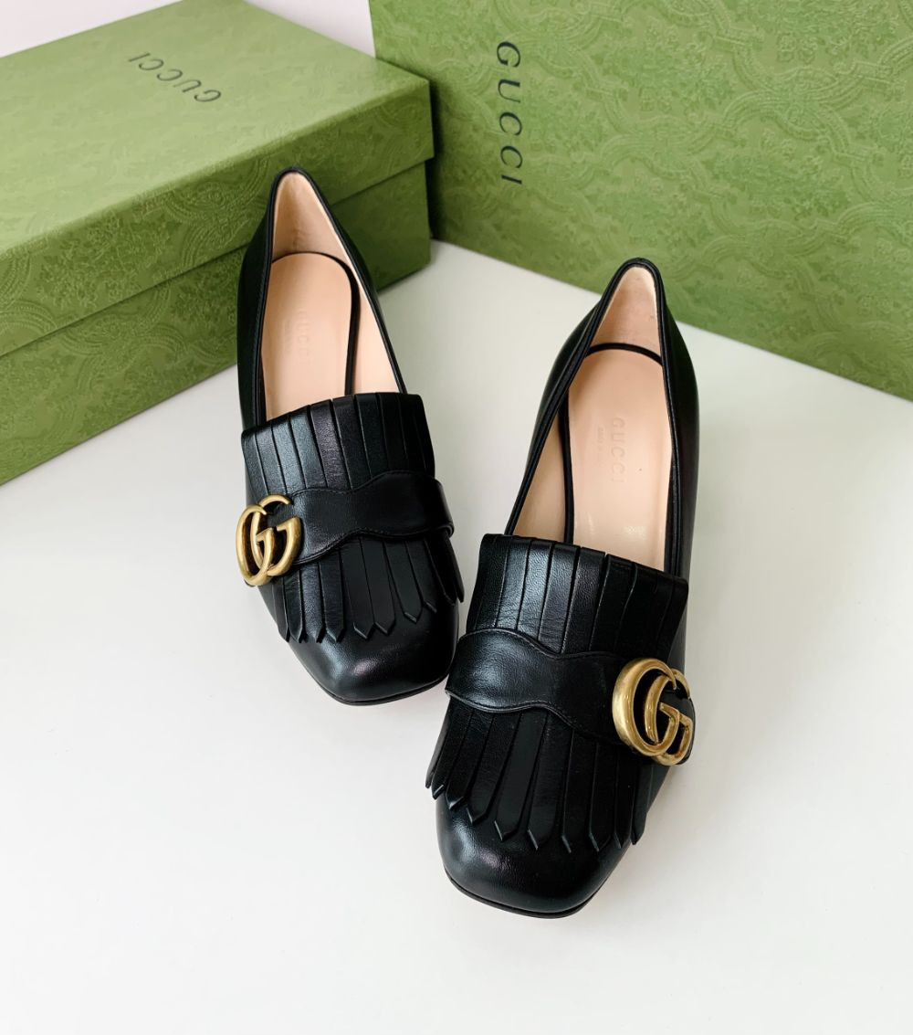 Giày Gucci tua rua gót 5cm