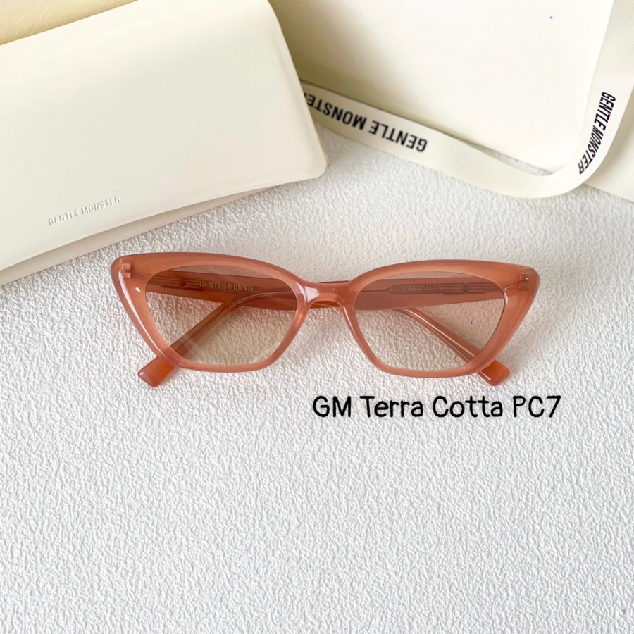 Kính râm Gm Terra cotta PC7 mẫu 2023 dáng mắt mèo nhẹ thay thế ✨