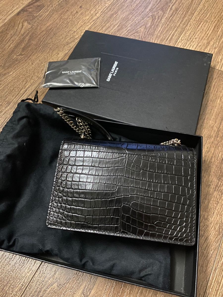 Ysl sunset mini croc 17cm