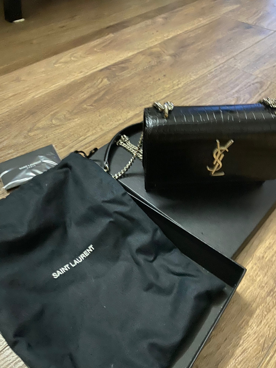 Ysl sunset mini croc 17cm