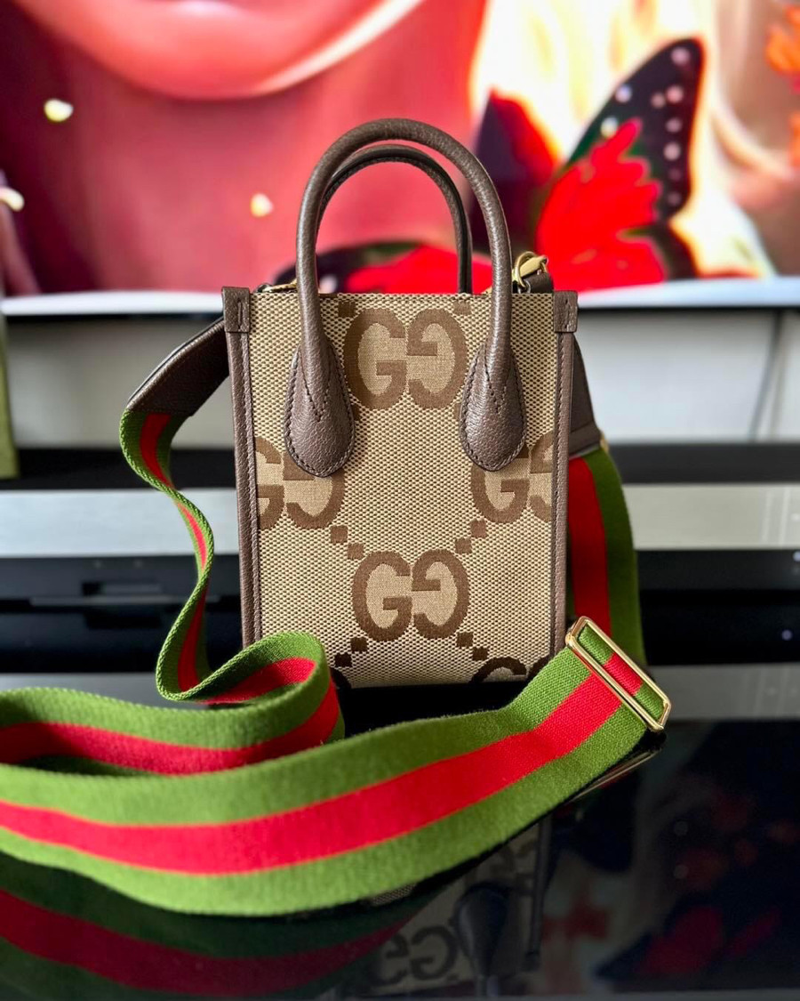 Túi Gucci Jumbo GG Mini Tote Bag new 99%