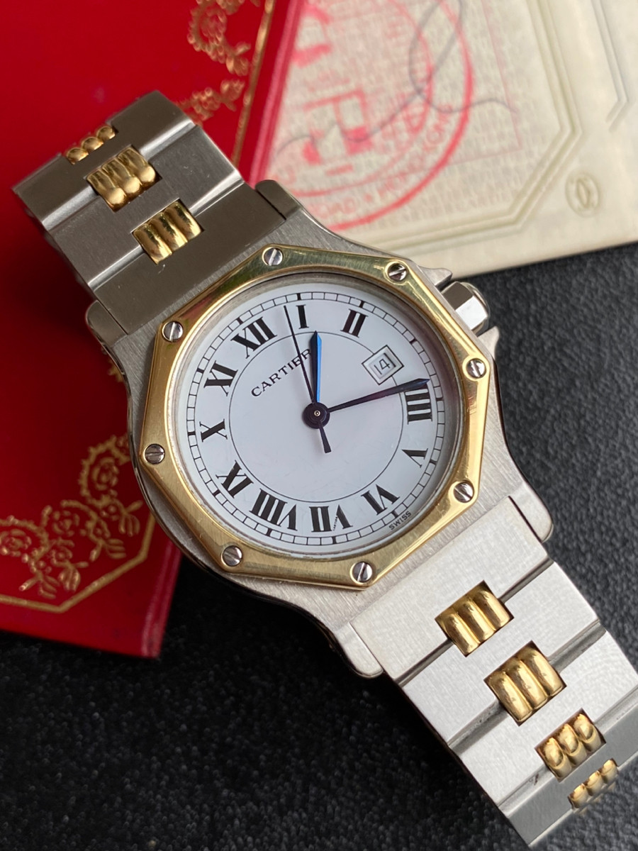 Cartier santos octagon 30mm