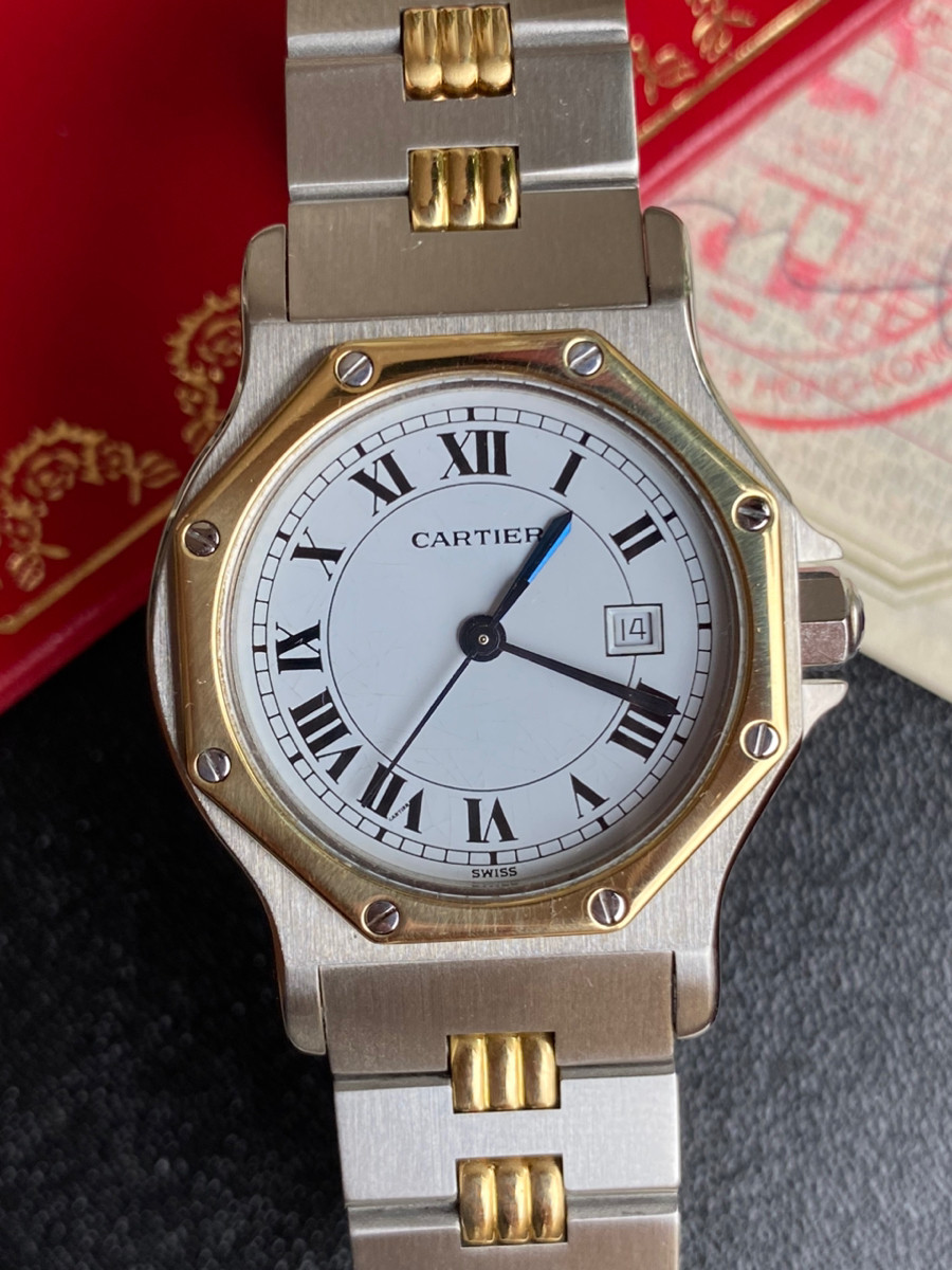 Cartier santos octagon 30mm