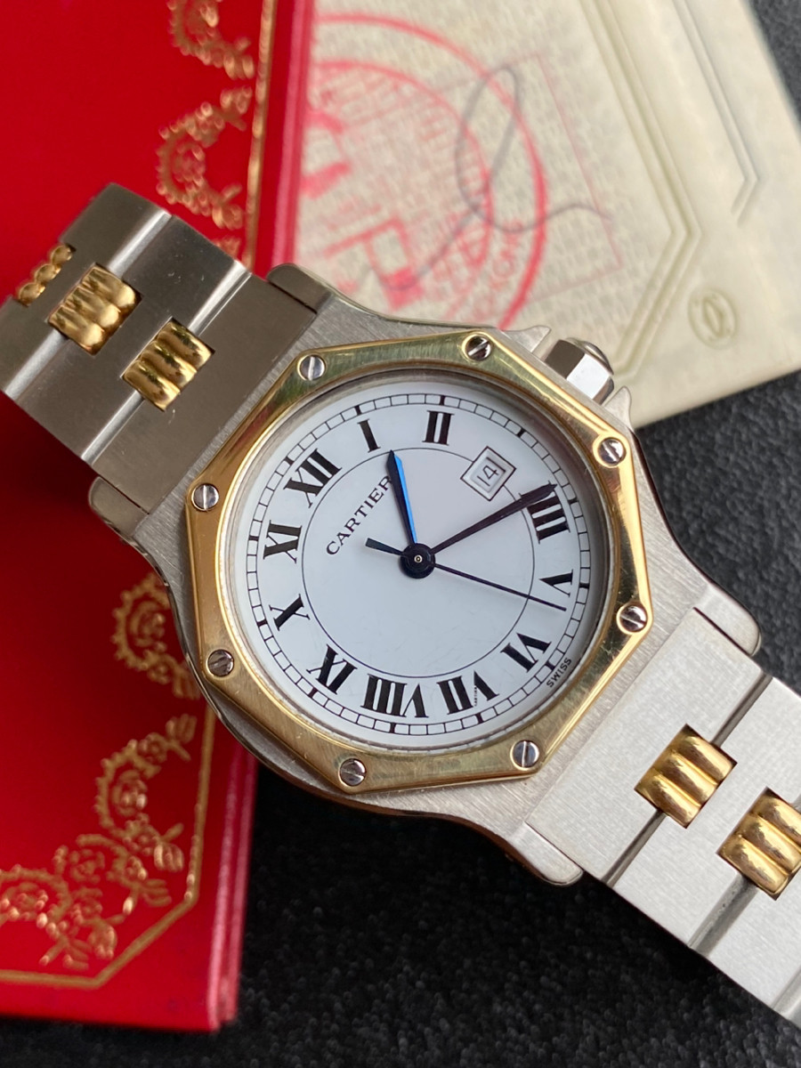 Cartier santos octagon 30mm