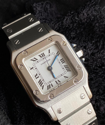 Cartier santos gallbe automatic 24mm