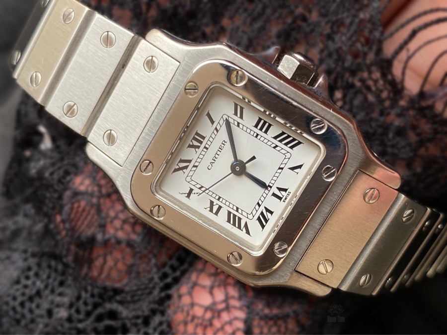 Cartier santos gallbe automatic 24mm