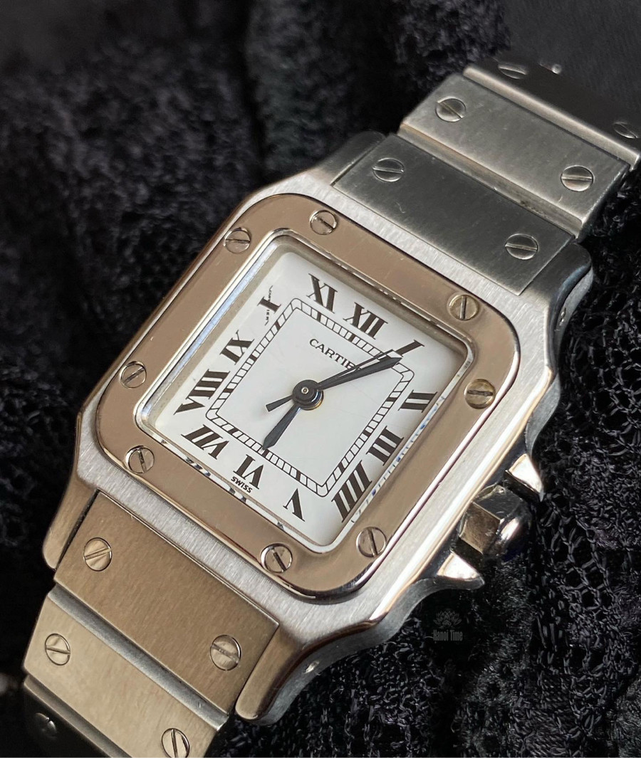 Cartier santos gallbe automatic 24mm