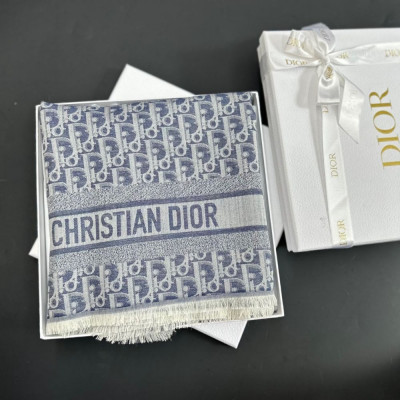 Khăn Dior cashmere hhổ 140 x 140