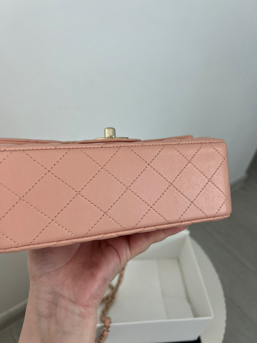 Chanel Mini 8 Classic Pink Ghw