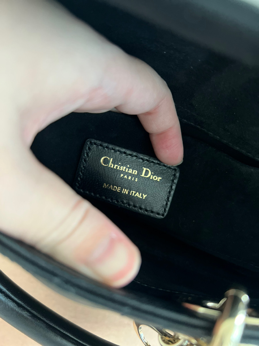 Dior D-Joy Small Black Ghw