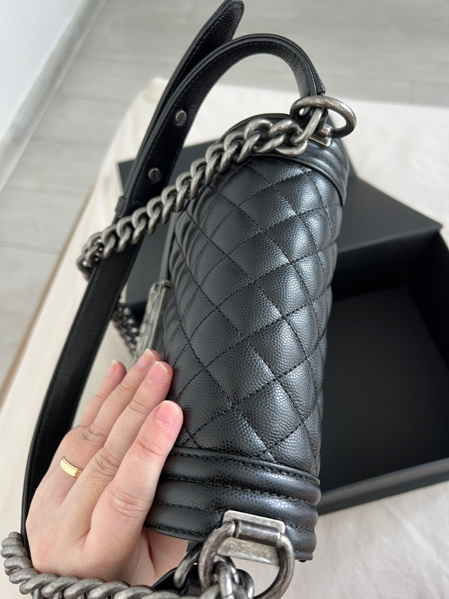 Chanel Boy Small Black Shw