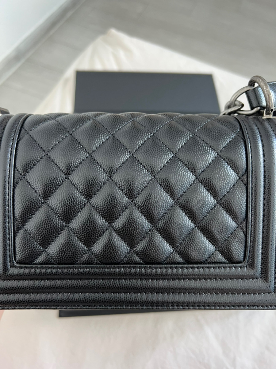 Chanel Boy Small Black Shw