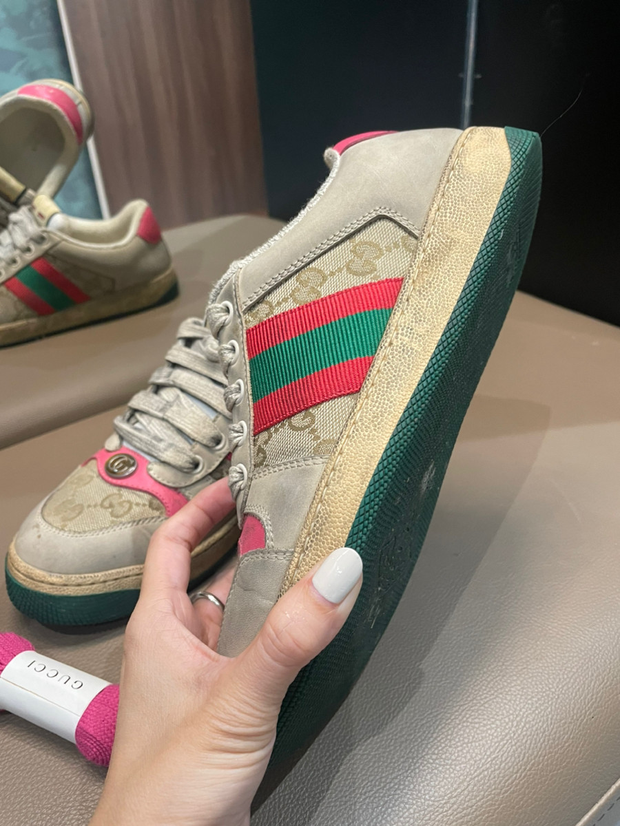 Gucci bẩn screener hồng sz 36