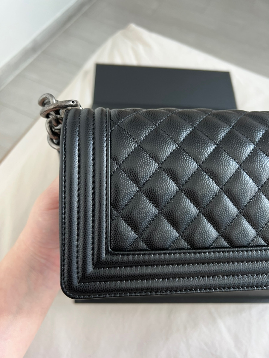 Chanel Boy Small Black Shw