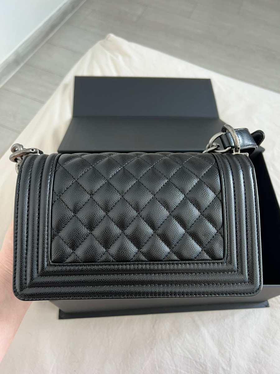 Chanel Boy Small Black Shw