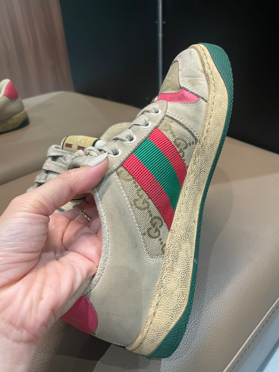 Gucci bẩn screener hồng sz 36