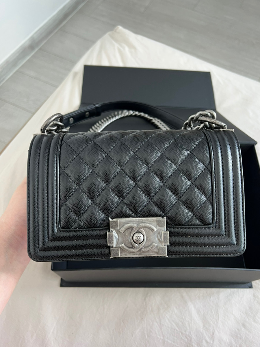 Chanel Boy Small Black Shw