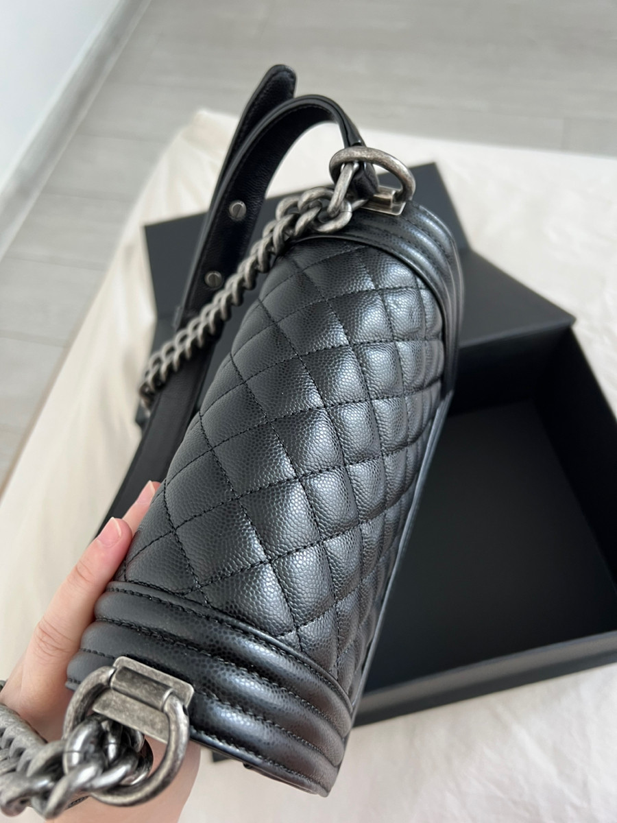 Chanel Boy Small Black Shw