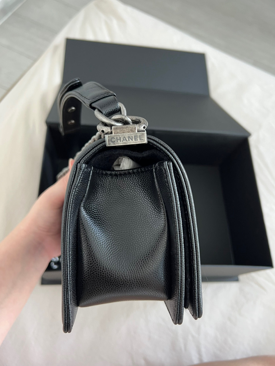 Chanel Boy Small Black Shw