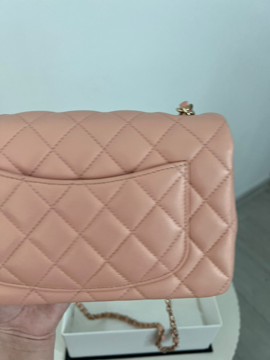 Chanel Mini 8 Classic Pink Ghw