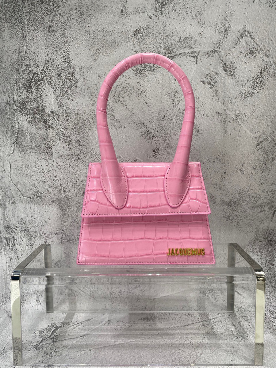Túi Jacquemus le chiquito hồng croc 🥰