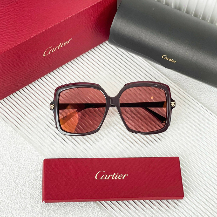 Kính râm Cartier oversize siêu nhẹ ✨