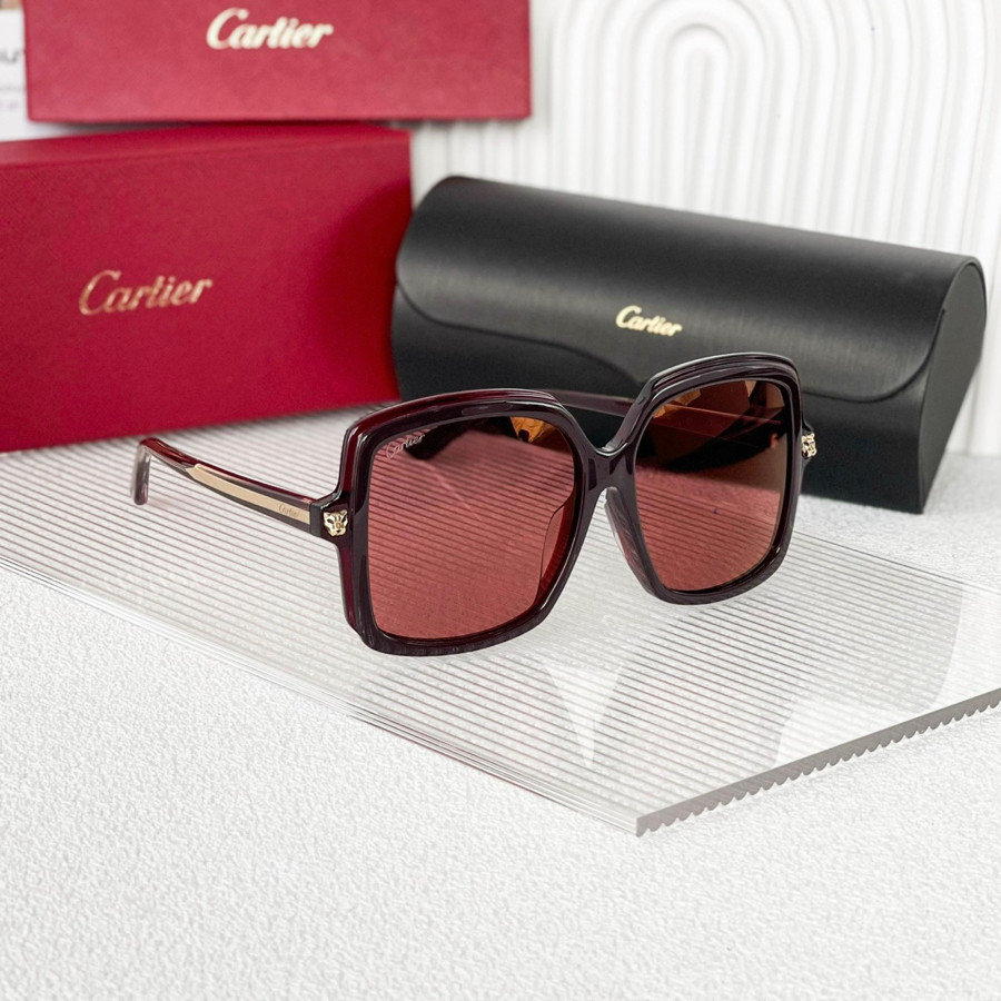 Kính râm Cartier oversize siêu nhẹ ✨