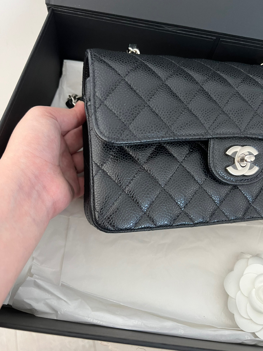 Chanel Classic Small Black Shw