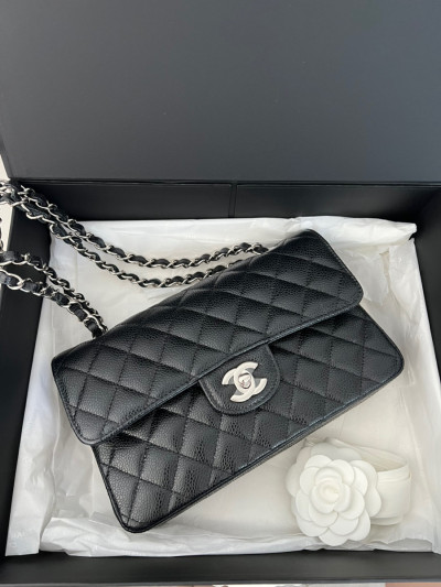 Chanel Classic Small Black Shw