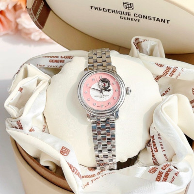 Đồng hồ Frederique constant Heartbeat Mini Diamond Pink Case 28mm
