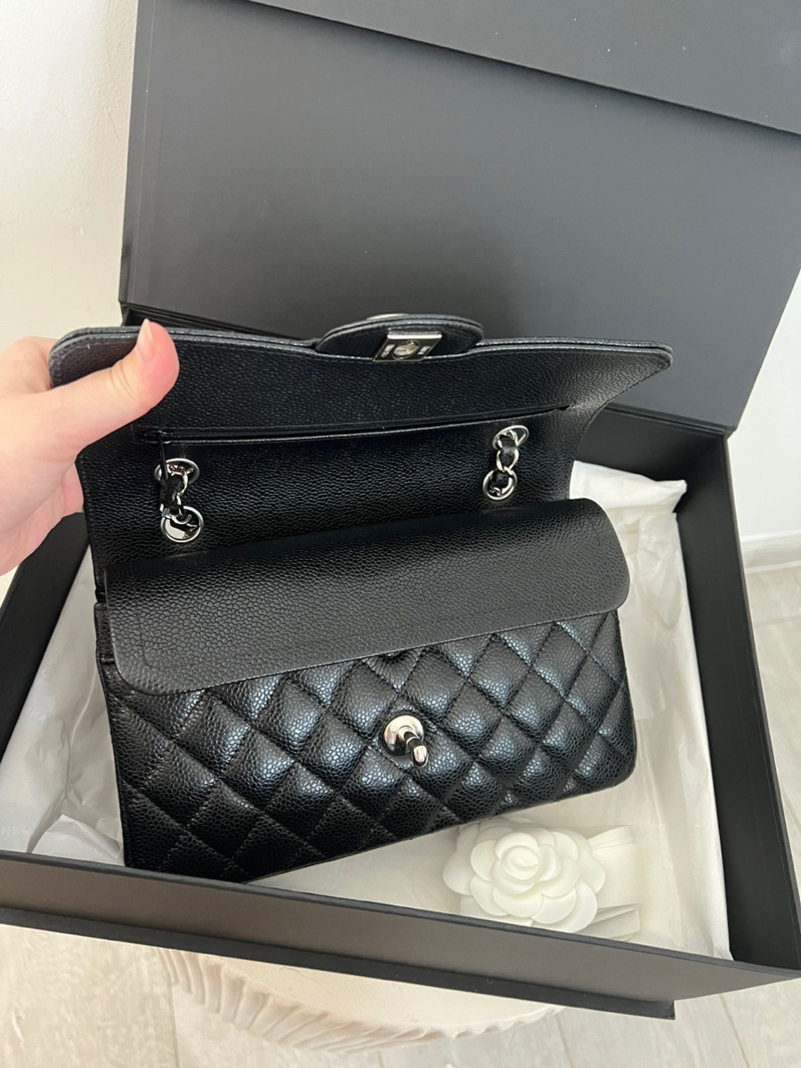 Chanel Classic Small Black Shw