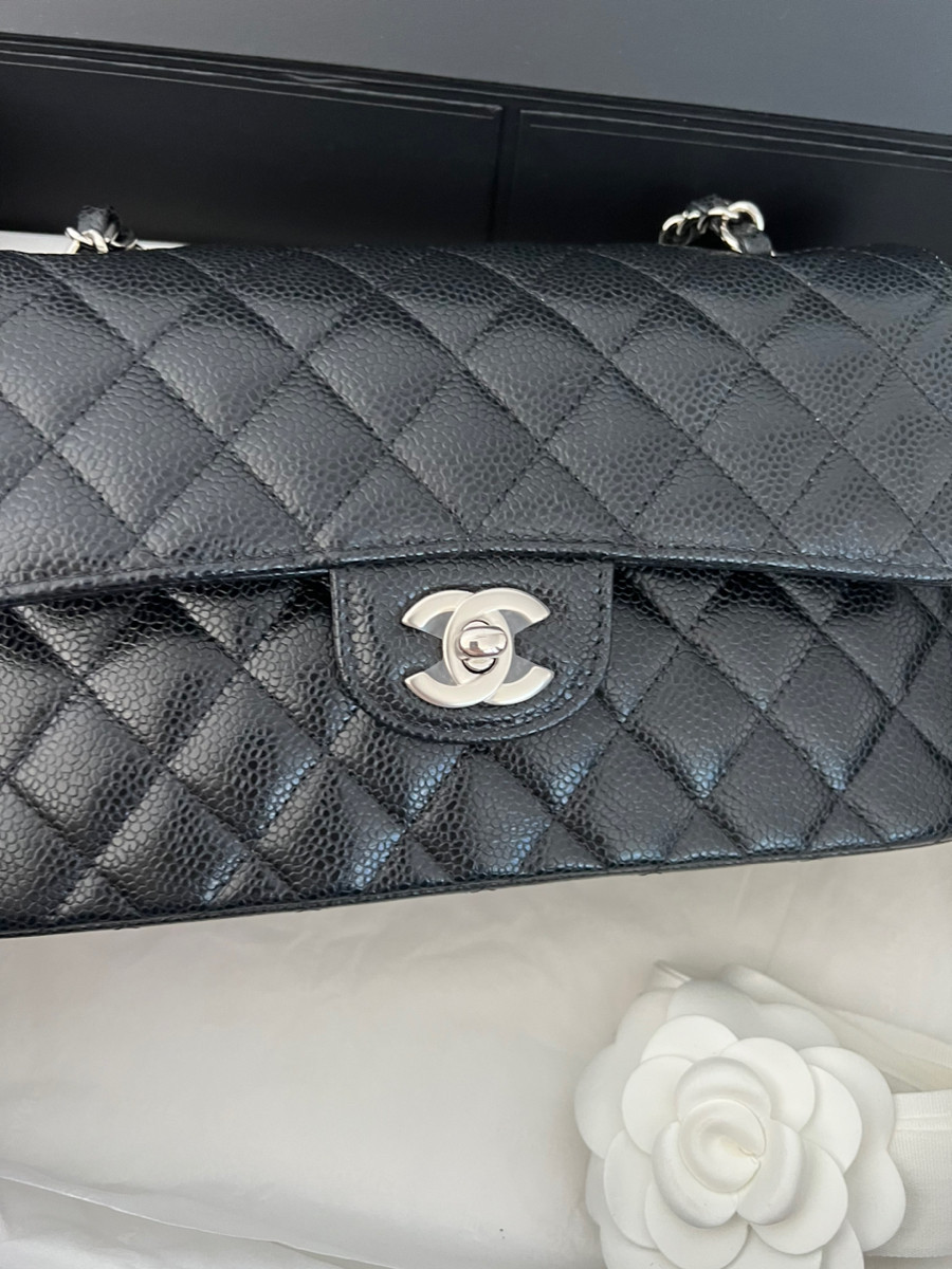 Chanel Classic Small Black Shw