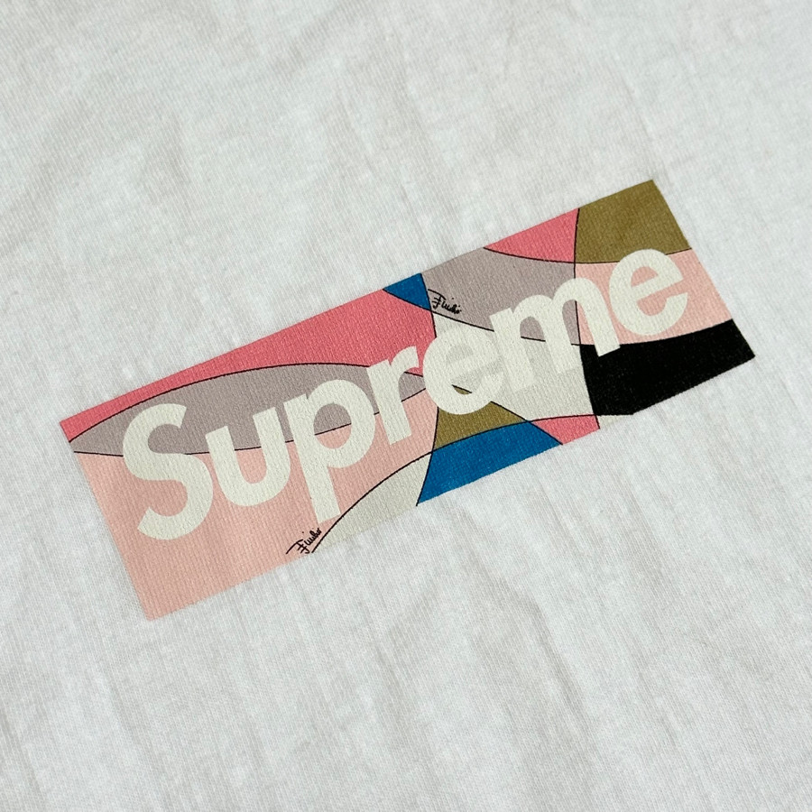 Áo thun Supreme logo trắng