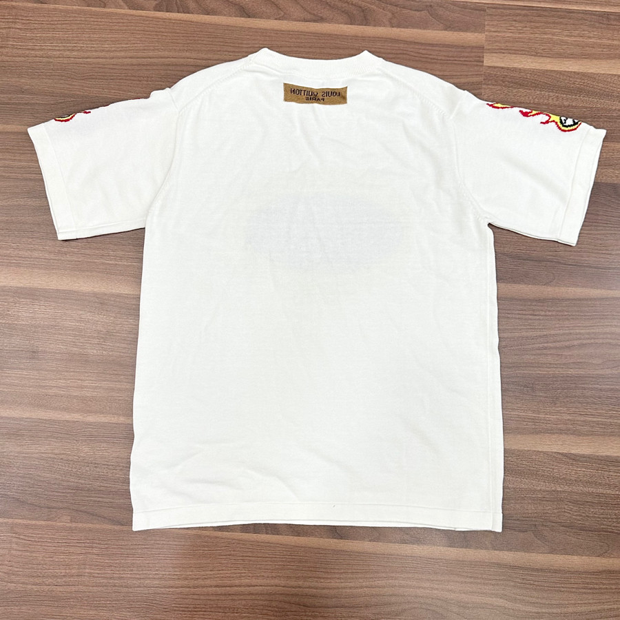 Tee Louis Vuitton logo xanh