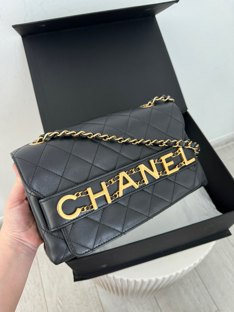 Chanel flap bag metal