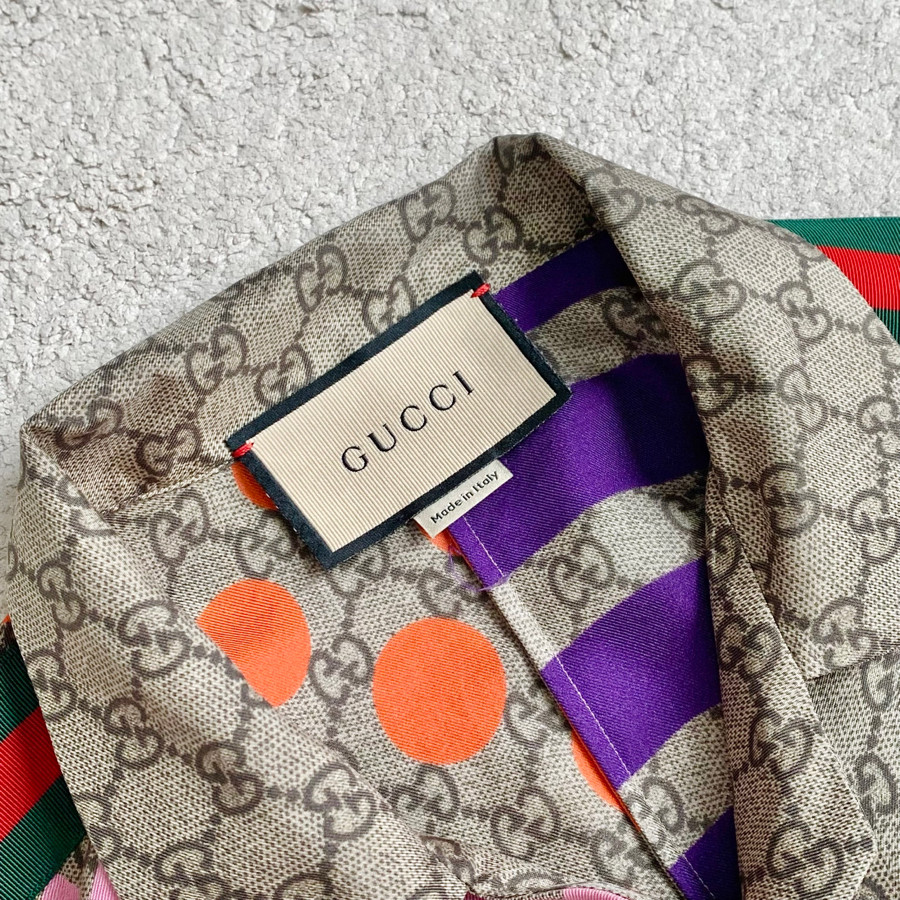 Sơ mi lụa Gucci