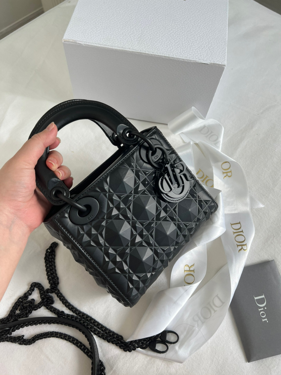 Dior Lady Mini - Diamond Motif