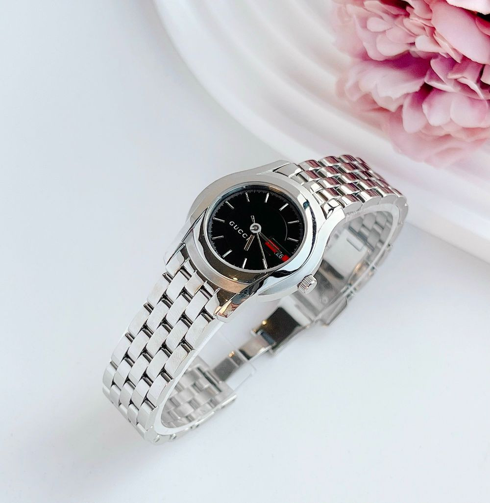 Đồng hồ Gucci 5500L black dial Case 26mm